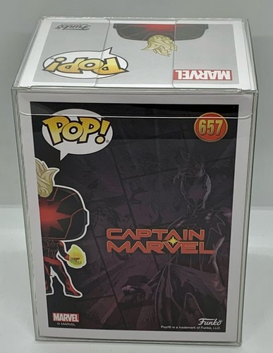 Dark Captain Marvel Pop #657 Marvel Funko 2020 SDCC Convention Excl Vaulted - Picture 4 of 9