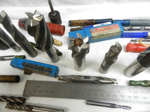 40 Stück Posten Schaftfräser, Bohren, GROSS-KLEIN NEU-GEBRAUCHT BITS Stufenbohrer, geschliffen - Bild 4 von 20