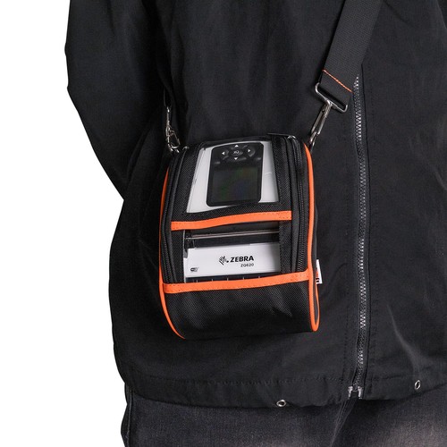 Fondina custodia morbida per stampante etichette mobile Zebra QLN320 QLN620 - Foto 9 di 10