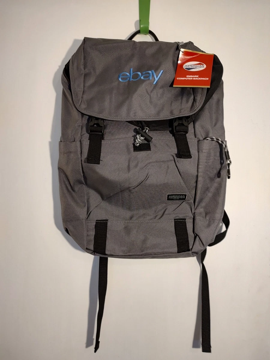 American Tourister Embark Computer Backpack with  Logo Gray