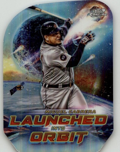 2023 Topps Cosmic Chrome Miguel Cabrera Launched Into Orbit #LIO-8 Tigers