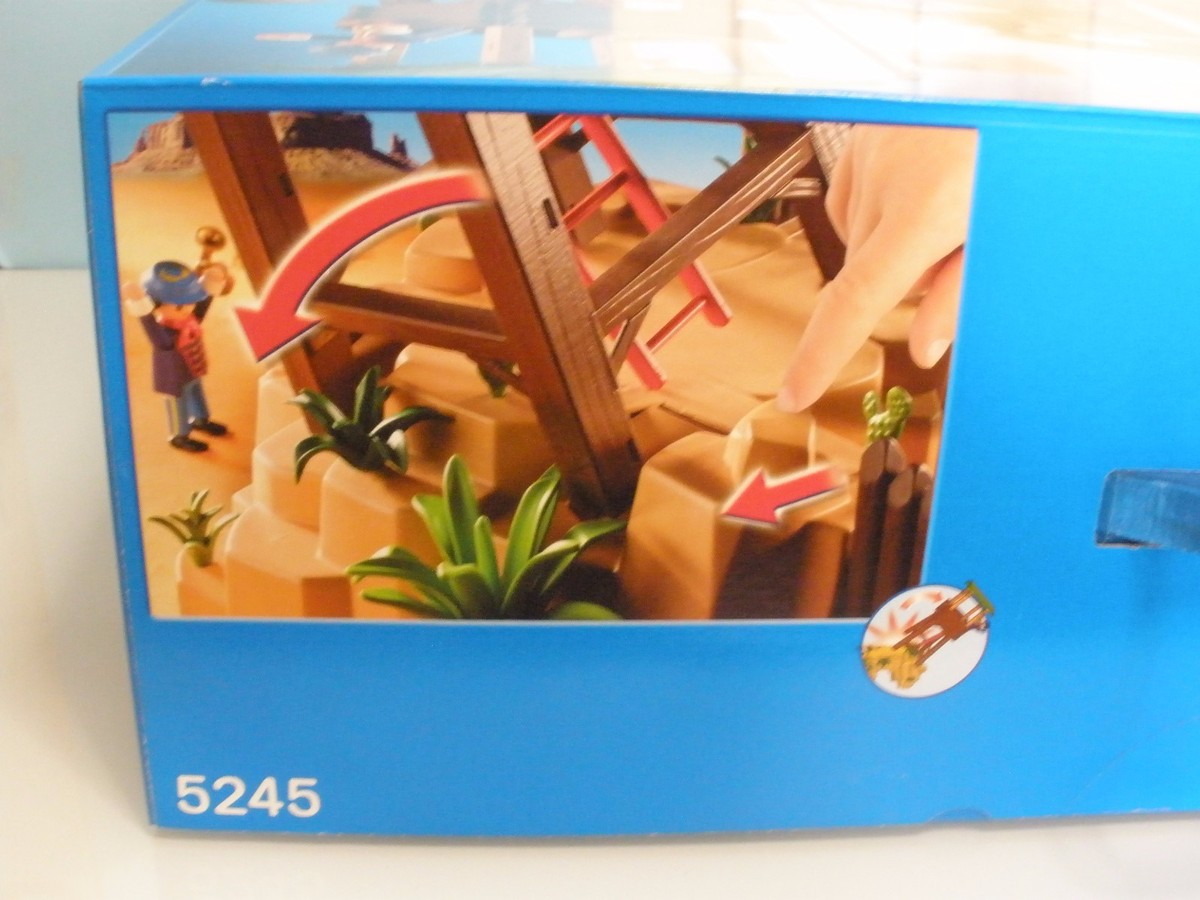 PLAYMOBIL WESTERN 5245 Fort Brave 2 Selles Pour Chevaux EUR 4,00