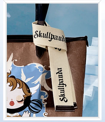 Autentica borsa di carta POPMART SKULLPANDA DuPont regali alla moda - Foto 10 di 12