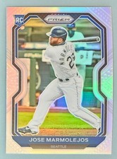 2021 Panini Prizm Jose Marmolejos Rookie RC Silver Seattle Mariners #175