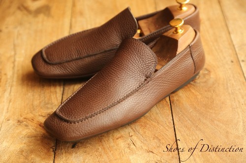 Hugo Boss Brown Leather Shoes Loafers Men's UK 9 US 10 EU 43