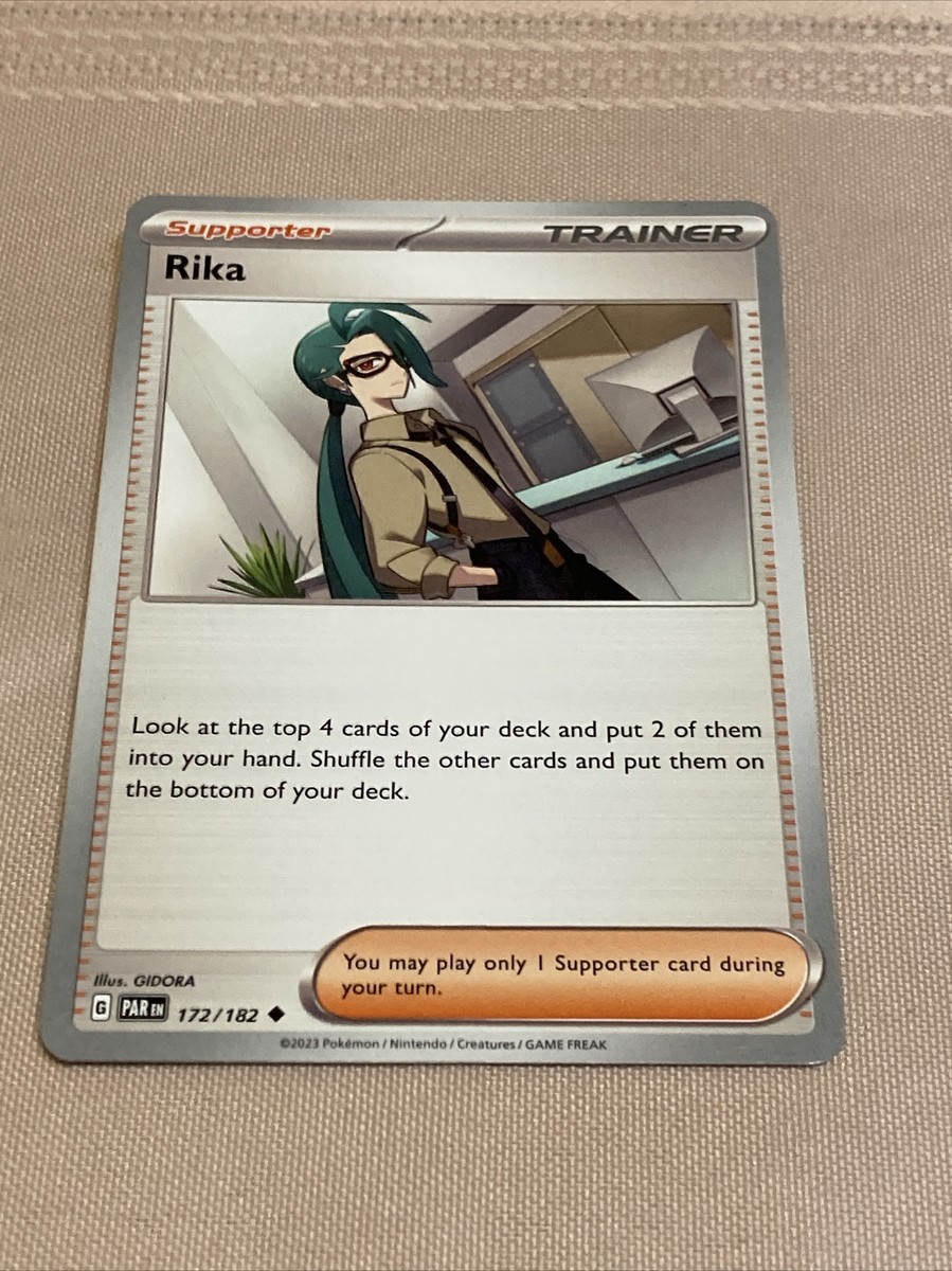 ricopun♡ Pokémon TCG Paradox Rift Rika Supporter Uncommon Regular