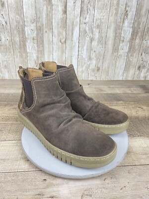 Comfortiva Align Hollis Women s Dark Brown Suede/Wool Sneakers Booties Size 11M