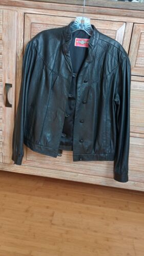 Ms Pioneer Women's Genuine Leather Jacket Vintage 