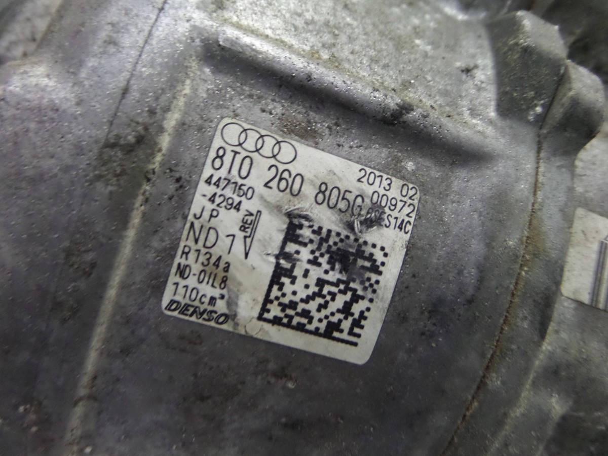 Audi S5 3.0L AC Compressor B8.5 08-17 OEM 8T0 260 805 G S4 | eBay