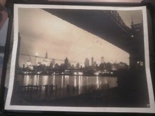 NEW YORK CITY 2932 QUEENSBORO BRIDGE MANHATTAN PHOTO EMPIRE STATE BUILDING