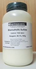 Bismuth(III) Sulfate, Reagent, 99.1%, 500g