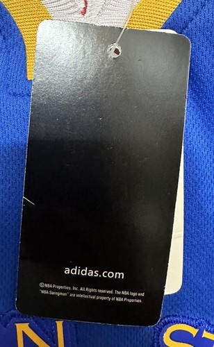 Maglietta Adidas Golden State Warriors Stephen Curry 30 uomo 2XL swingman autentica - Foto 8 di 12