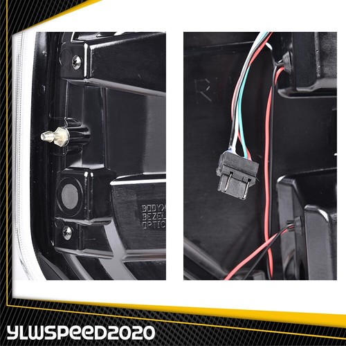 Fit For 2009-14 Ford Pickup F150 Clear LED Tail Lights Lamps Passenger + Driver - Picture 10 of 12