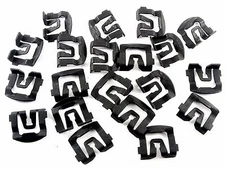Ford Mustang Windshield & Rear Window Trim Reveal Molding Clips- 20 clips- #026