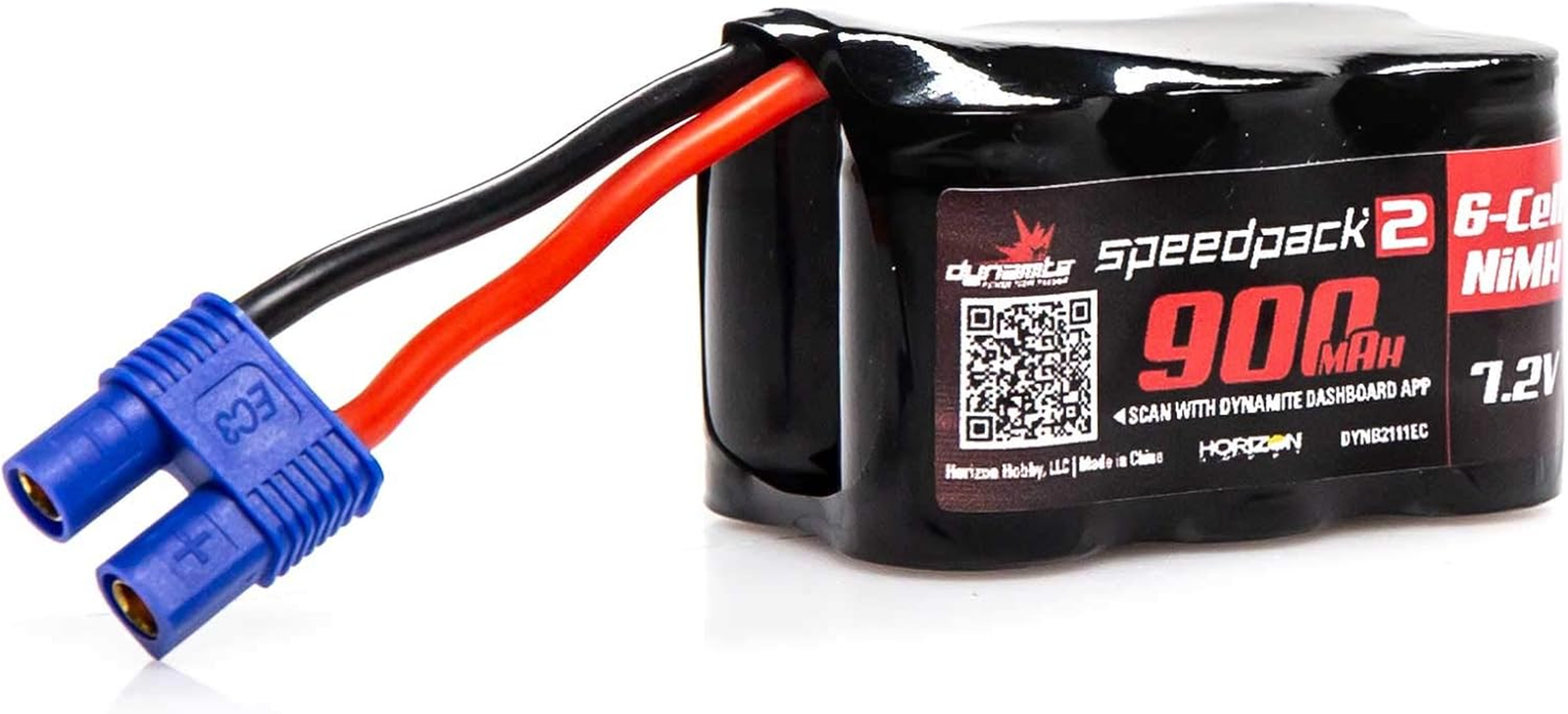 SPEEDPACK2 7.2V 900MAH 6 Cell Nimh 3+ 3 EC3 DYNB2111EC Car Batteries Accessories