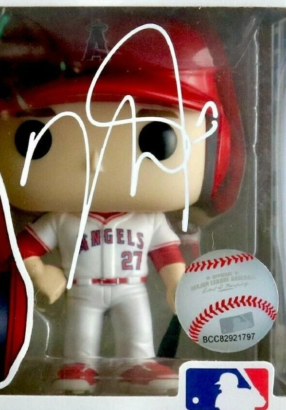 MLB MIKE TROUT HAND SIGNED ENCAPSULATED FUNKO POP #08 SLABBED PSA MLB COA RARE - Image 3 of 4
