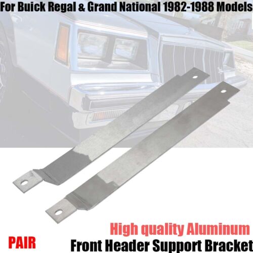 For Buick Regal Grand National Front Header panel Support brace Bracket PAIR - Picture 1 of 12