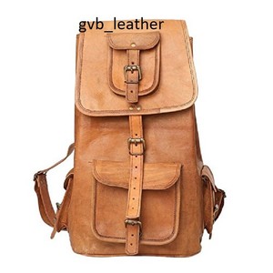 ebay leather rucksack