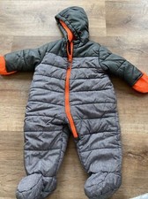 Boys Carters 6-9 Gray Puffy Snow Suit