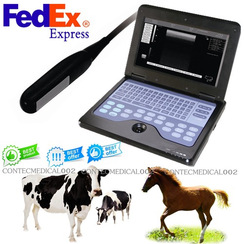 USA Veterinary Laptop Machine Ultrasound scanner Rectal Probe For Horse,Cow, VET