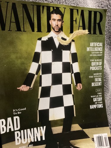Vanity Fair Magazine October 2023 ~ Bad Bunny Cover ~ - Picture 2 of 3