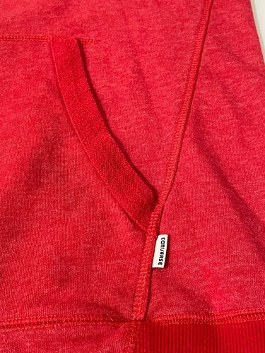 Converse All Star Mens Y2k Red Casual Long Sleeve Crew Neck Sweater Size Large - Picture 9 of 11