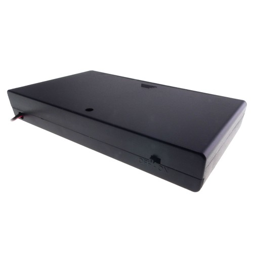 1-10 AA Batteriehalter Box mit Schalter/ PP3 Clip/ Draht/ Lötanhänger/ JR Blei - Bild 43 von 46