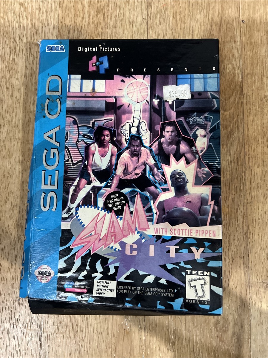Slam City with Scottie Pippen for Sega CD RARE - Genesis - | eBay