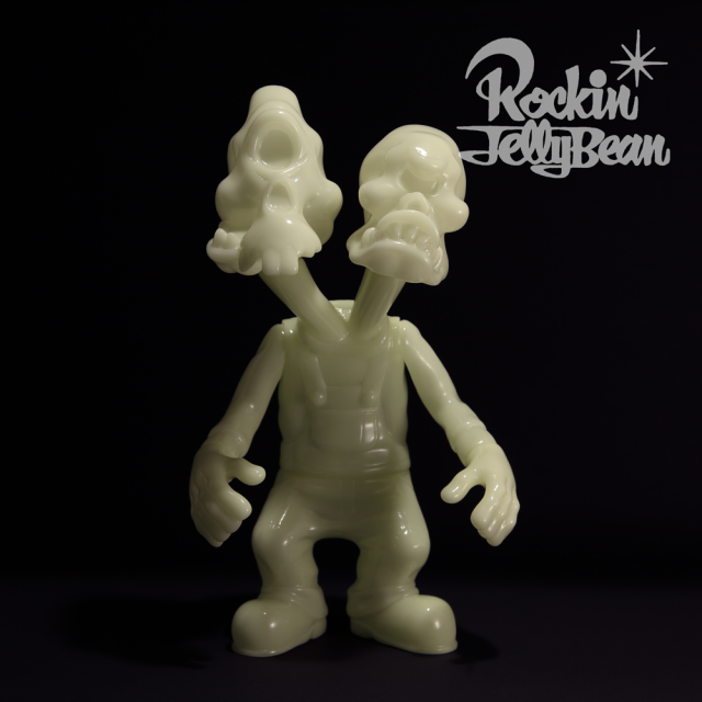 Rockin'Jelly Bean Twin Head ソフビ Rockin' Jelly Bean（ロッキンジェリービーン） Freaky Monsters