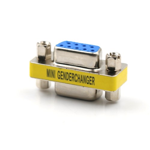 Serial RS-232 DB9 9 Pin Female to Female F/F Gender Changer Coupler Adapter LZ - Picture 4 of 6
