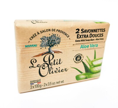 Seife Aloe Vera Hand Körperseife Le Petit Olivier extra mild 2x100g Aleovera