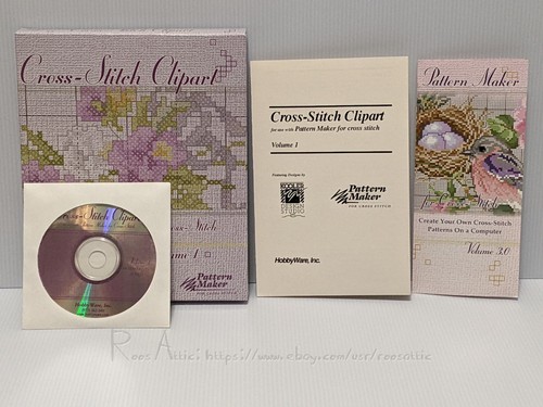 HobbyWare Cross Stitch Clipart Pattern Maker Holidays Volume 1 & 2: VTG Software - Picture 6 of 16