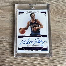 2020-21 Panini Flawless Distinguished Amethyst 3/3 Walt Frazier #DIS-FRA Auto