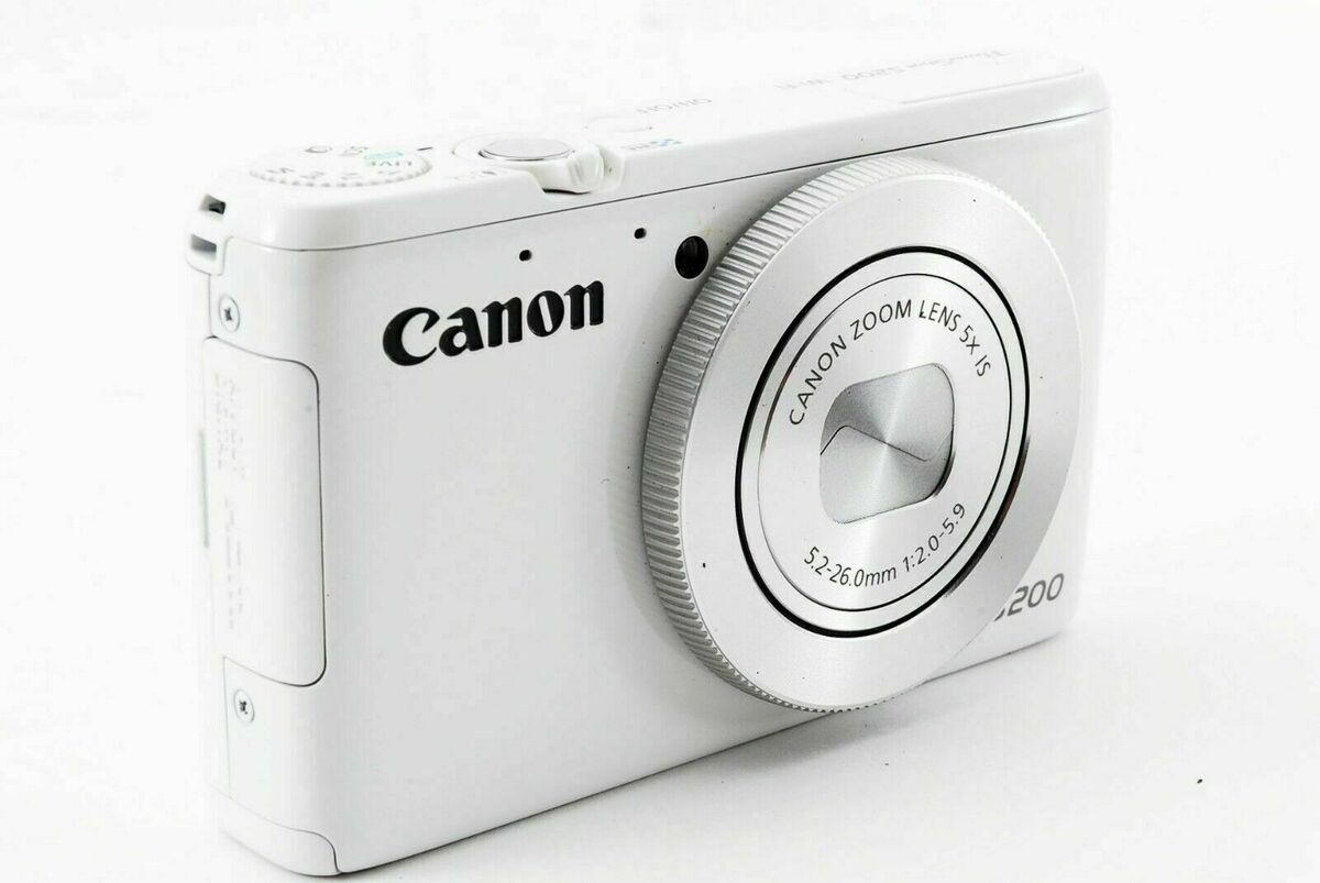 Canon PowerShot S200 compact digital camera *white *made in Canon PowerShot S200 compact digital camera *white *made in