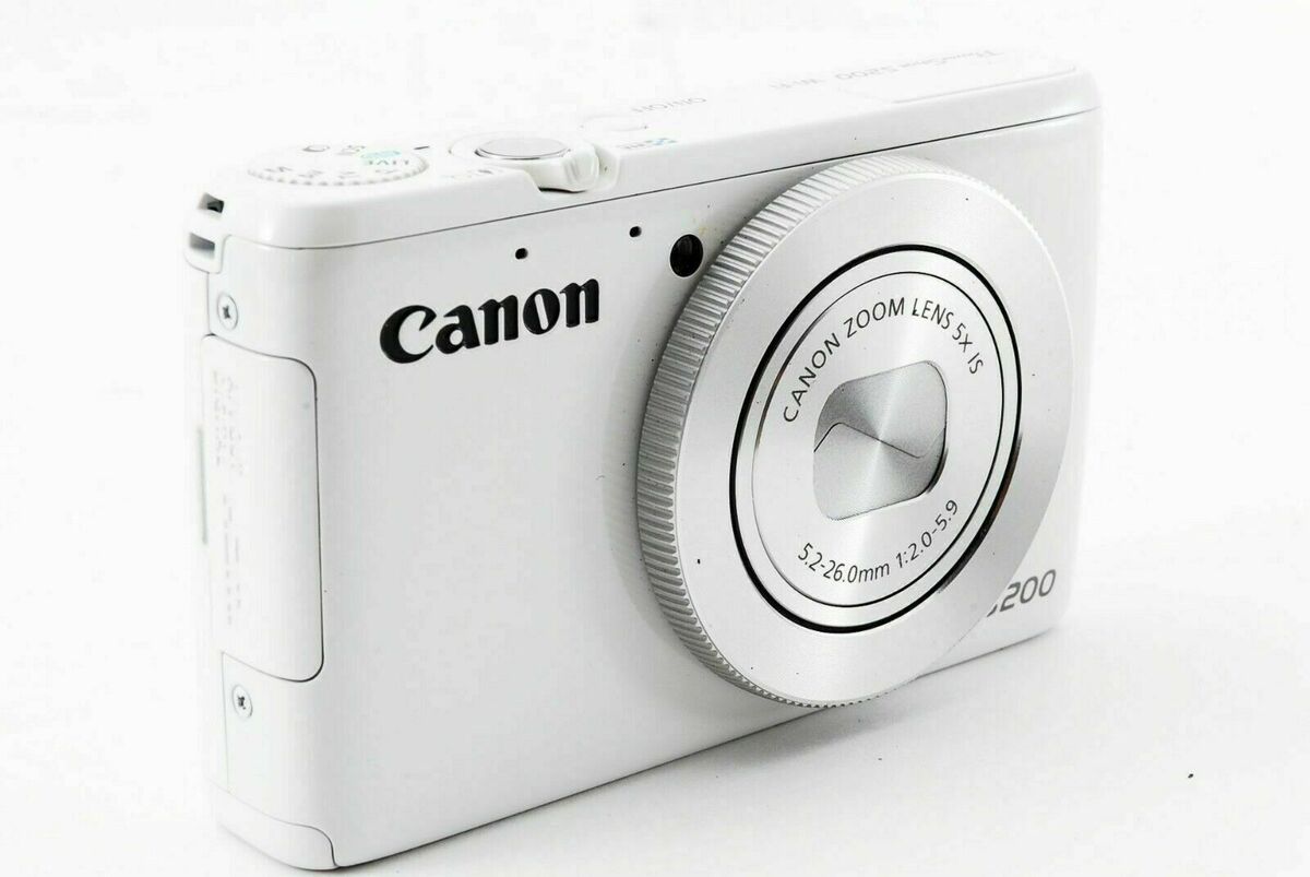 Canon PowerShot S200 compact digital camera *white *made in Japan