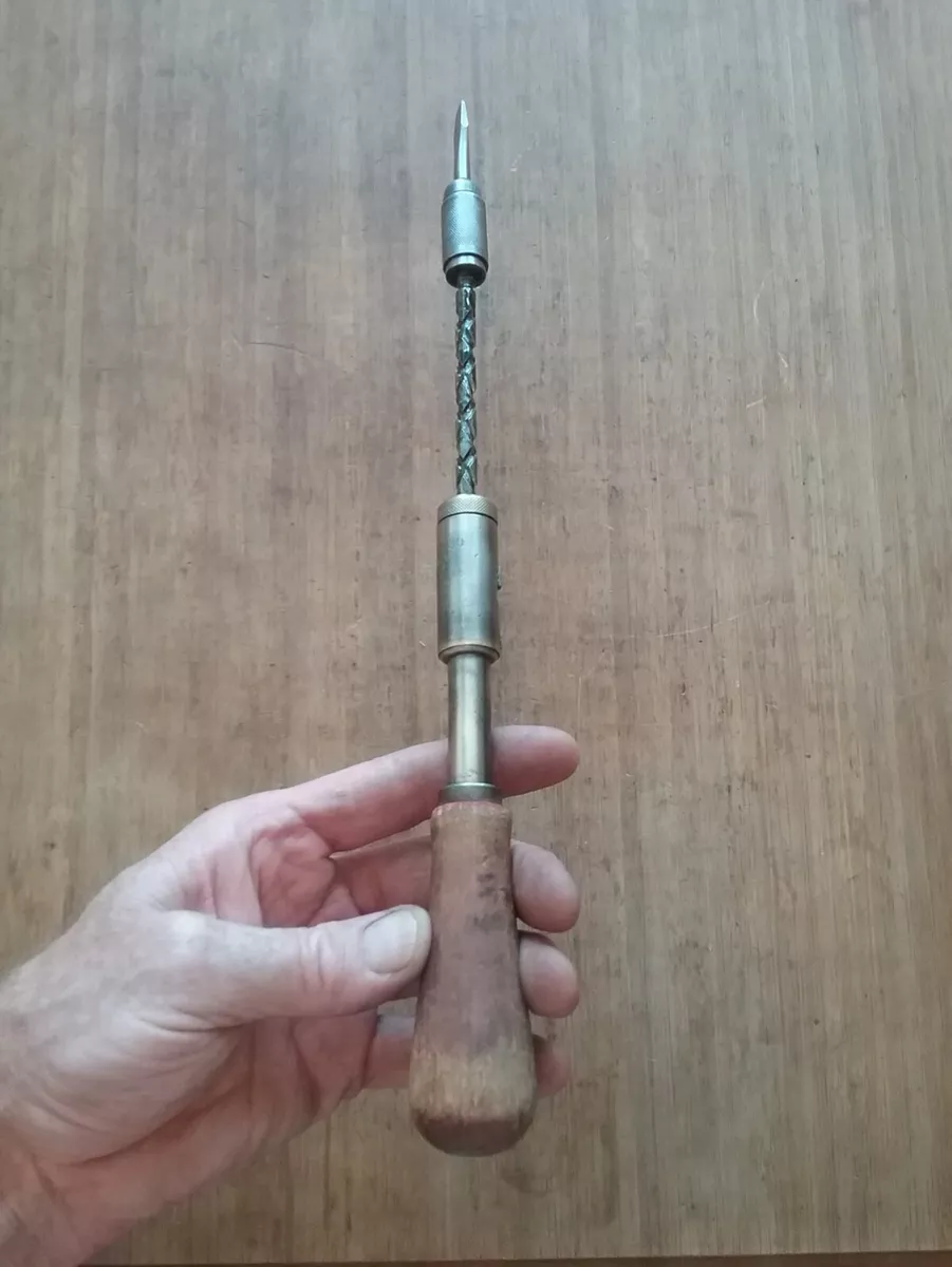 VINTAGE STANLEY YANKEE No.135 RATCHETING SCREWDRIVER spring