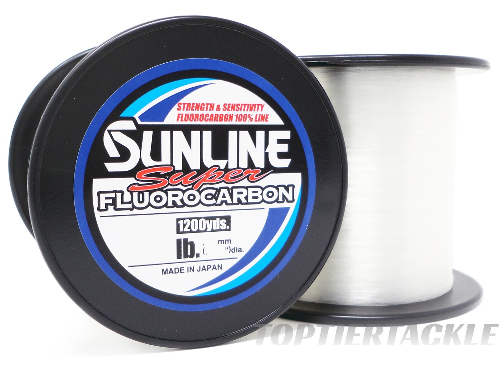 Sunline Super Fluorocarbon Clear Fishing Line 1200 Yard Spool Select