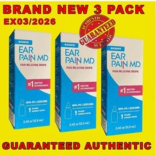 EOSERA Ear Pain MD Pain Relieving Drops 12.5ml 3PKS EXP 03/2026