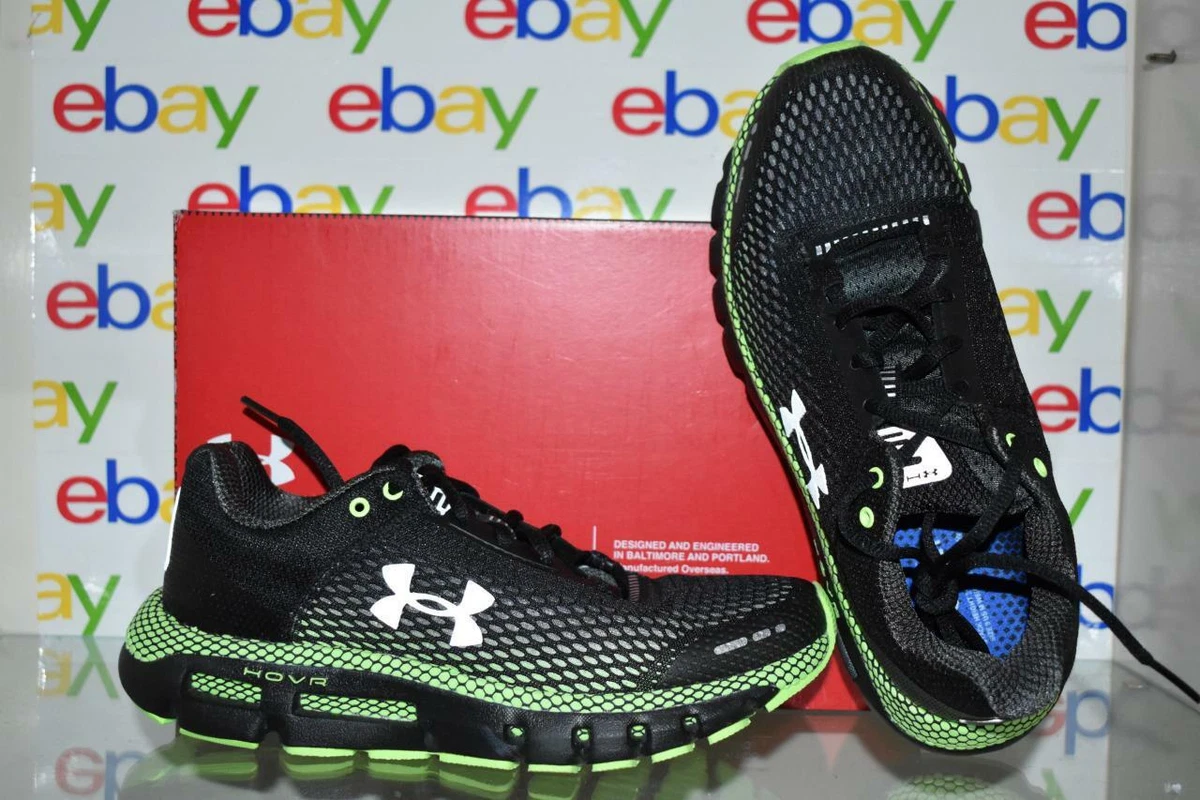 Under Armour Men&#039;s UA HOVR Infinite Shoes 3021395 006 Size 7 Black/Green | eBay