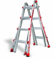 Alta One Ladder, Aircraft-grade Aluminum, 15 Feet, 250 Lbs Capacity, Model 17 Alta One Ladder, Aircraft-grade Aluminum, 15 Feet, 250 Lbs Capacity, Model 17