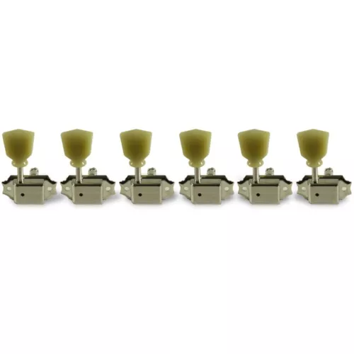 Gotoh 3 +3 Vintage Style Tuning Machines SD90-SL Nickel Pearl Keystone