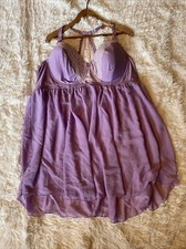 Torrid Curve Purple Lace Babydoll Lingerie Size 5X