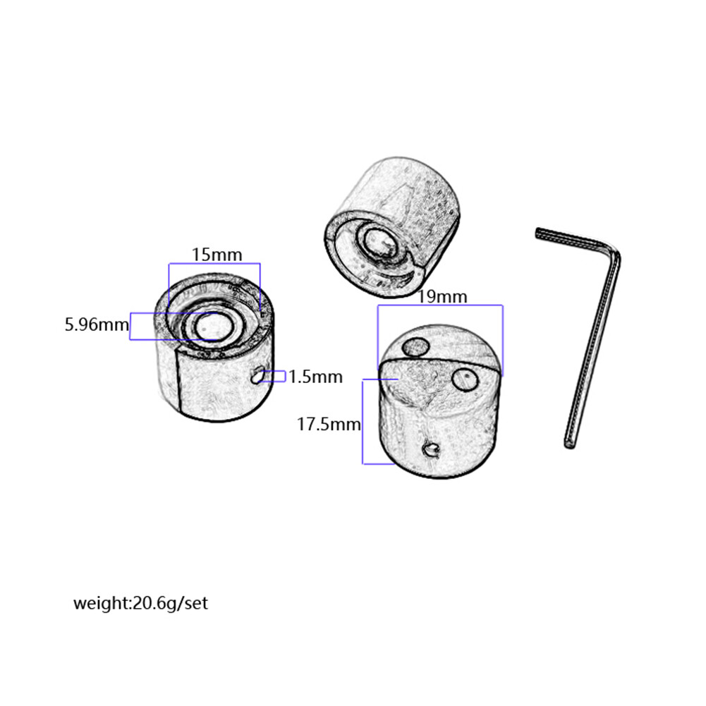 3pcs Wooden Control Knobs Replacement Volume Potentiometer Knob Easy 3pcs-wooden-control-knobs-replacement-volume-potentiometer-knob-easy