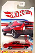 Hot Wheels 2023 American Muscle 8/8 1970 BUICK GSX rosso con nero 5 raggi
