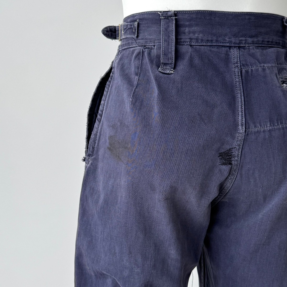 Vintage 50s British Royal Navy Action Working Dress/Pants Suit