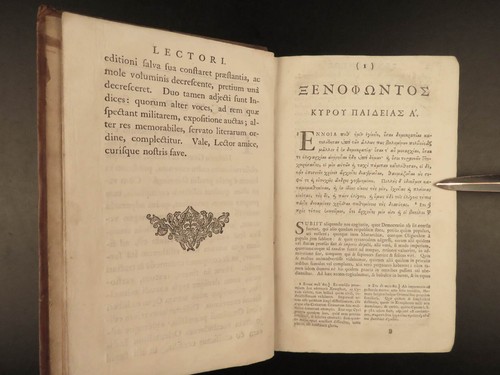 1738 Xenophon Greek Philosophy Sparta Peloponnesian War Latin London Hutchinson - Picture 5 of 12