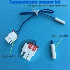 Thermistor Temperature Sensor 5K Probe for SAMSUNG RSH1NBBP Refrigerator Fridge