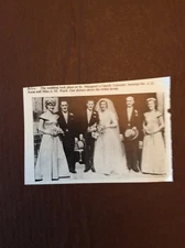 M62-8 Ephemera 1959 Picture Wedding Axon Ward  Leicester