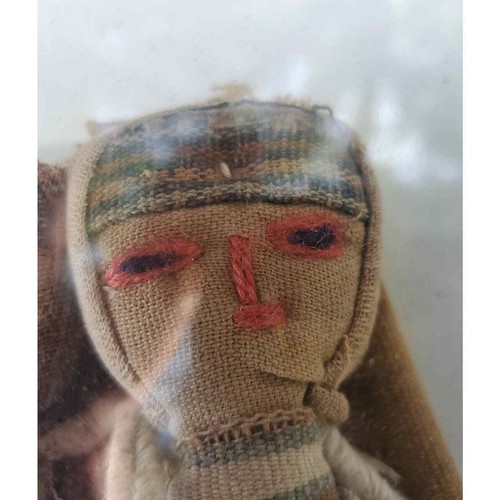 Antigua muñeca funeraria Chancay peruana vintage hecha a mano trío de tres mujeres - Imagen 6 de 12