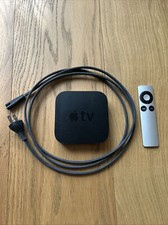 Apple TV 3rd Generation Model A1469 Includes Power Cable Remote - Working